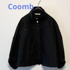 Coomb アウター　スタンドカラージャケット　サイズ40 黒