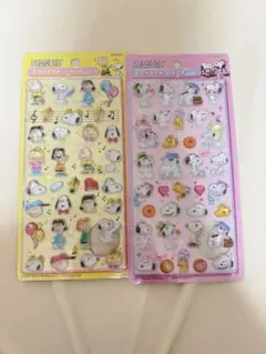 正規品 スヌーピー ボンボンドロップシール 2種類