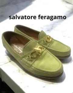 salvatore feragamo ガンチーニ　 本革 ローファー 22.5