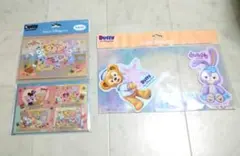 ダッフィーアンドフレンズ　封筒付きポストカード、ステッカーセット