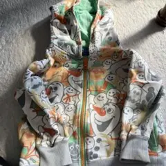 オラフ フード付きパーカー 100cm