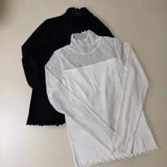 GRL レースハイネックトップス 2枚セットのサムネイル