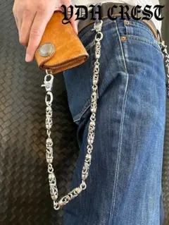 ★TARUGATA　ウォレットチェーン　バイカー必須ウォレットシルバーチェーン