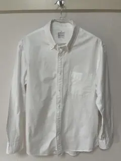 無印良品　洗いざらしオックスボタンダウン長袖シャツ　XL