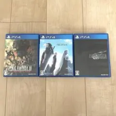 PS4ソフトまとめ売りFF7リメイク/クライシスコア/FF12ゾディアックエイジ