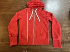 値下げ⭐️【美品】Reebok 赤 フルジップパーカー