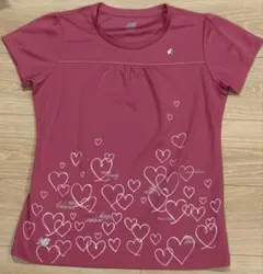ニューバランス　テニスウェア　スポーツウェア　Tシャツ　Lサイズ　ピンクのサムネイル