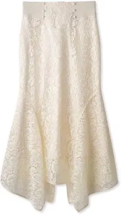 リリーブラウン♡うしろリボンレースマーメイドスカート新品未使用