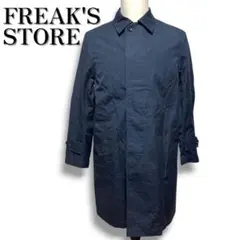 FREAK'S STORE メンズステンカラーコート 春コート ネイビー Mのサムネイル