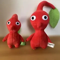 ピクミン　赤ピクミン　2点セット　ぬいぐるみ　ボールチェーン