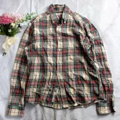 【美品】DIESEL ディーゼル チェックシャツ ネルシャツ M マルチカラー