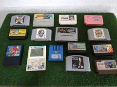 ゲームウォッチ、ファミコン、スーファミソフト他セット 　レトロゲームいろいろ