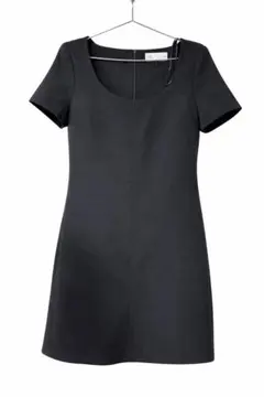 お値下!!ZARA ブラックミニワンピース 半袖 シンプル M