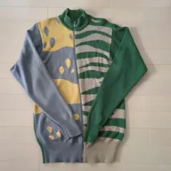 再値下げBurro ジップアップニットセーター S