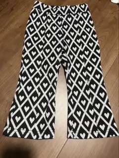 ハート柄ロングパンツ 100cm