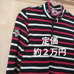 M·Uスポーツ　ハーフジップシャツ レディース　キャラクター刺繍　一度着用のみ