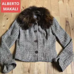 極美品 MAGGY TOKYO マギー ツイード ダブル ジャケット 40 - メルカリ