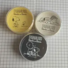【匿名配送】PEANUTS スヌーピー マグネットケース 3個セット 収納