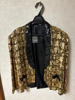 PAULE KA フリンジ付きショートジャケット 黒と金 - メルカリ