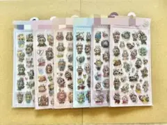 訳あり B品 ぷくぷく ドロップシールラブブ　6枚セット ボンボン