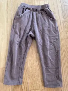 ペアマノン ブラウン　裏起毛パンツ長ズボン　サイズ110