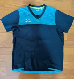 MIZUNO　ミズノ　半袖ピステ 　ネイビー　USED バレーボール　М