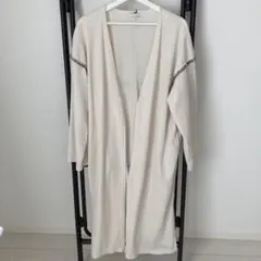 Helm アイボリー ロングカーディガン