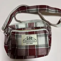 Lee ショルダーバッグ チェック柄
