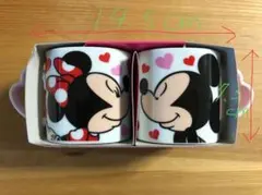 ミッキーミニー ペアマグカップと2020カレンダーとハンドタオルの３点セット