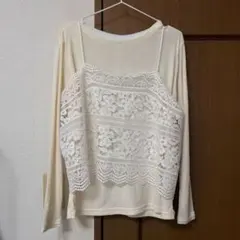 ロペピクニック　シアーロンT &レースキャミのセット