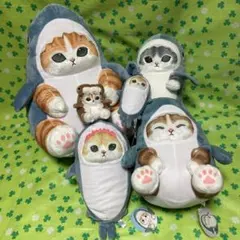 モフサンド　サメにゃん　ぬいぐるみ　6体セット