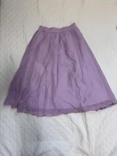 PROPORTION BODY DRESSING フレアスカート　紫　ライラック