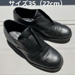✨極美品✨カンペール ライトニナ スリッポン 本革 黒 22.5cm