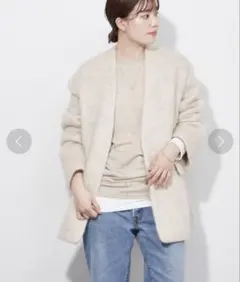 美品★Plage ツイードジャケット 金釦 ノーカラー 24AW 38 日本製 美品☆Plage ツイードジャケット 金釦 ノーカラー 24AW 38 日本製