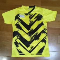 canterbury ラグビーウェア トレーニングシャツM イエロー/ブラック