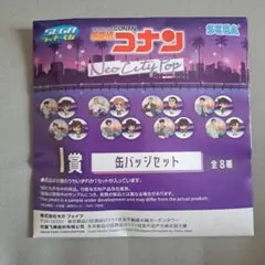 名探偵コナン セガラッキーくじ 1等 缶バッジセット