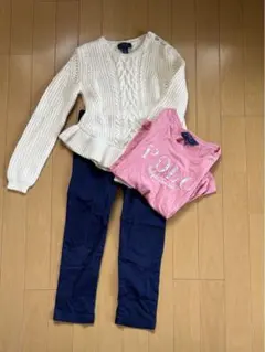 まとめ売り3点　女の子ラルフローレンサイズ6、5