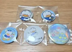 あひるのペックル　缶バッジ　缶バッジホルダー