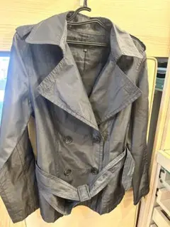 美品　green label relaxing 黒グレートレンチコート 40