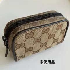 GUCCI GGパターン ブラウン ポーチ