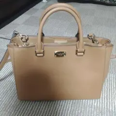 マイケルコース ベージュ キャメル バッグ 美品のサムネイル
