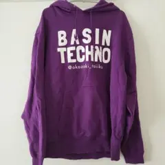 岡崎体育 BASIN TECHNO 盆地テクノパーカー パープル
