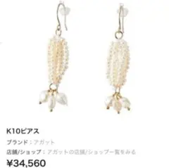 アガット　紫金石 アメリカンピアス（チャーム） アガット 紫金石 アメリカンピアス（チャーム） - メルカリ