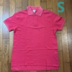 ARMANI COLLEZIONI ／メンズ半袖ポロシャツ ピンク Sサイズのサムネイル