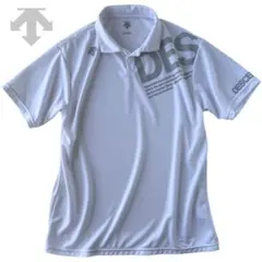DESCENTE グラフィックプリントポロシャツ 吸汗速乾 ドライクール素材 Lのサムネイル