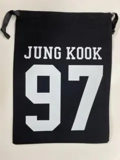 BTS☆JUNG KOOK(ジョングク)巾着黒のサムネイル