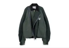 sacai Carhartt WIP Leather Jacket Green - メルカリ