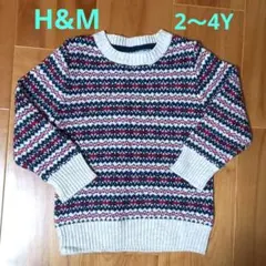 H&M セーター 2〜4Y
