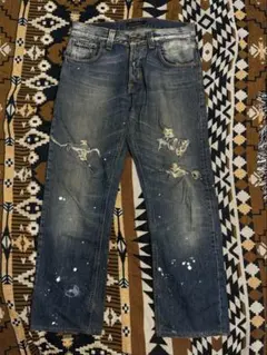 Nudie Jeans ダメージ加工 デニムパンツ