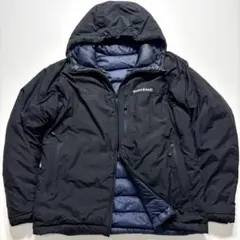 美品✨ モンベル コロラドパーカ リバーシブル ダウンジャケット 黒×紺